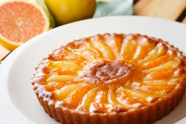 グレープフルーツのタルト