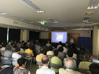 東海大学 中村教授による教室説明会の風景