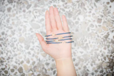 藍染紐ミサンガ 1