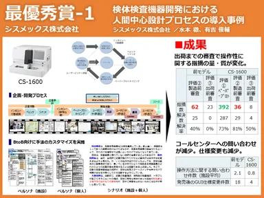 最優秀賞　シスメックス株式会社　説明