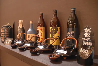 薩摩焼酎セラー・試飲コーナー