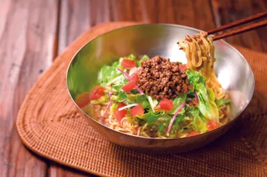 冷やしサラダタンタン麺