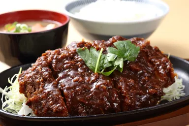 鉄板味噌ロース定食