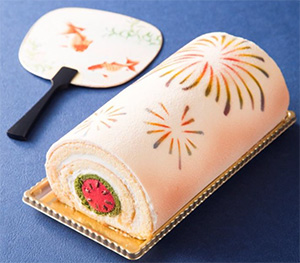 花火にすいか…「夏」をイメージしたロールケーキ 夏休みスイーツ