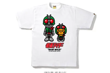 A BATHING APE(R)×仮面ライダーTシャツ＃4 MEN'S