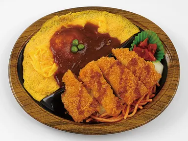 横濱センターグリル監修 オムライス＆チキンカツ