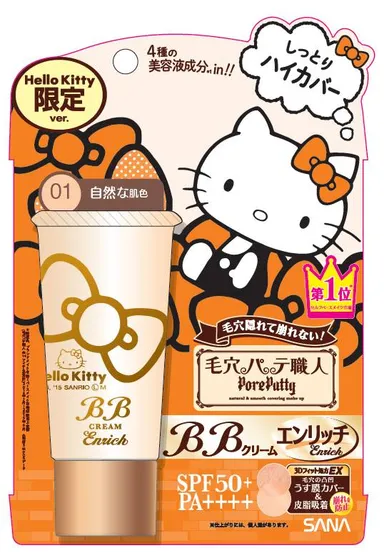 （4）毛穴パテ職人　ＢＢクリーム　エンリッチ　’16  ハローキティ　限定デザイン