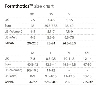 サイズチャート