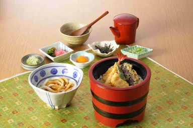 天茶漬け＆伊勢うどんセット