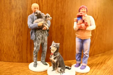 ペットと一緒に3Dフィギュアに