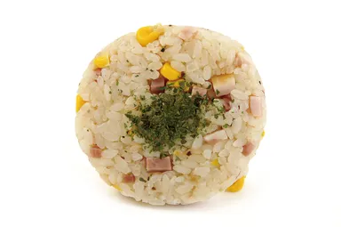 オレンジページ監修 コーンベーコンピラフ風おにぎり