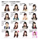 AKB48総選挙選抜上位16名