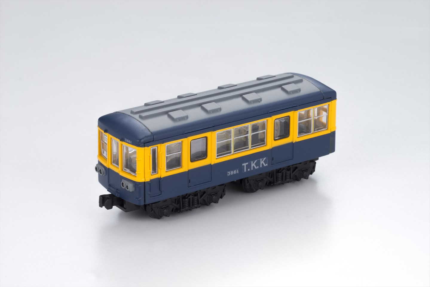 昭和の銘車『東急電鉄デハ3450形』復刻塗装版の、 3種の編成を