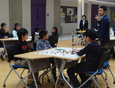 高橋 一也教諭による思考力セミナーの様子