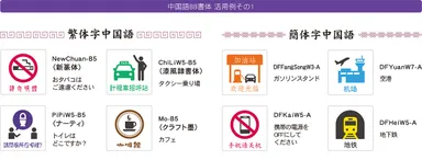 中国語88書体 活用例その1