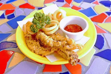 グルクンのフィッシュ＆チップス