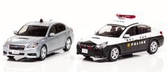 神奈川・高知県警のパトカーが約11cmの模型で登場　スバル レガシィの2014年モデル、1,000台の限定販売