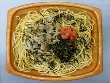 阿蘇高菜と明太子のスパゲティ