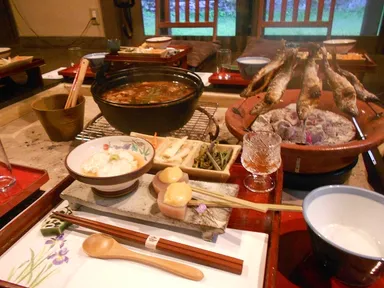 夕食は和の創作薬膳料理