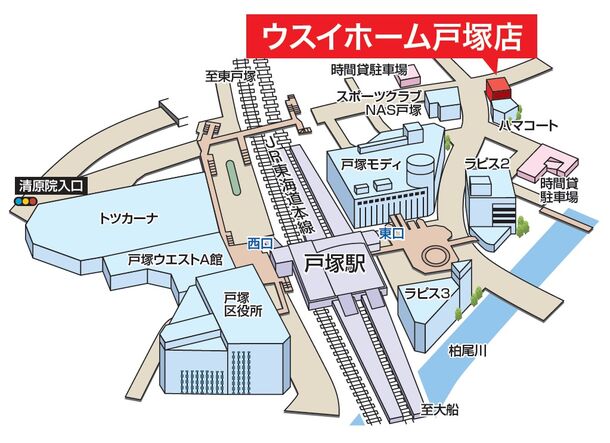 戸塚店MAP