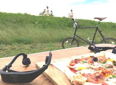 サイクリングロード沿いの絶好のロケーションのお店