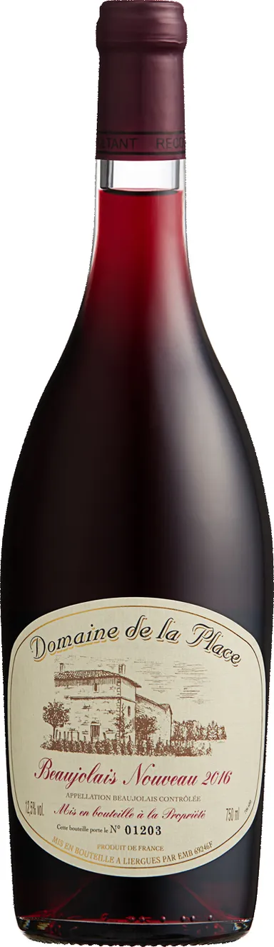 ドメーヌ・ド・ラ・プラス ボージョレ・ヌーヴォー 2016 750ml瓶