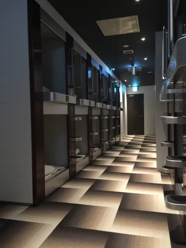 男性専用カプセルルーム