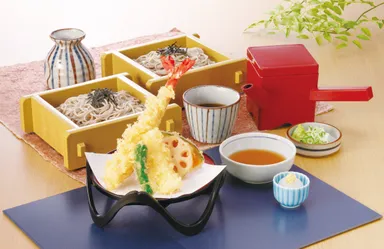 大海老天ざるそば【竹】