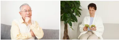 外出をためらう高齢者(イメージ)