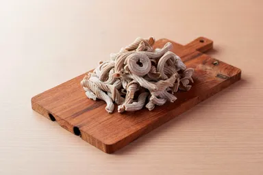 「生“SOBA”パスタ」ショートパスタ