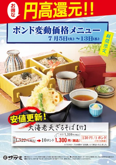 ポンドメニュー