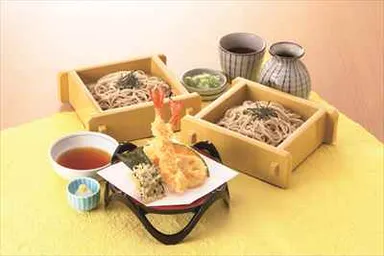 天ざるそば小海老2本付