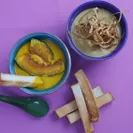 冷え対策レシピ　ひよこ豆とレモンのポタージュスープ
