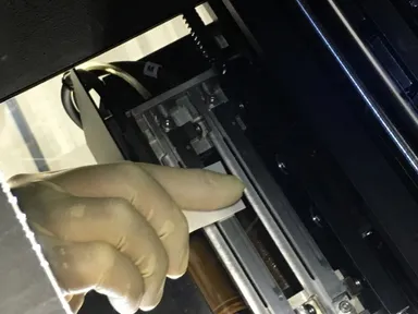 クリーニング中