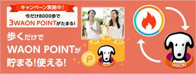 【RenoBody】歩くだけでWAON POINTが貯まる！