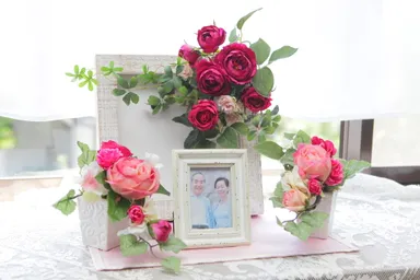 つるバラのイメージ・ピンク