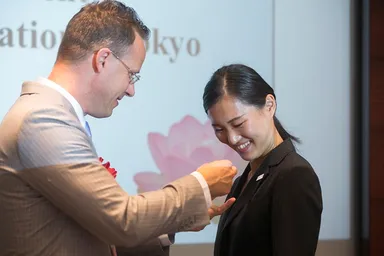 YSCJ会員Pinの授与