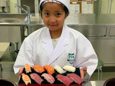 初めてでも美味しく握れました