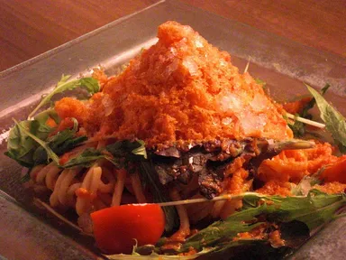 トリプルトマトのかき氷パスタ 1