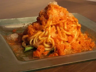 トリプルトマトのかき氷パスタ 2