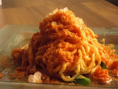 トリプルトマトのかき氷パスタ 3