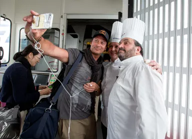 早速記念写真を