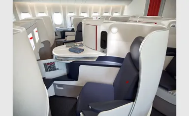 ビジネスクラスの客室