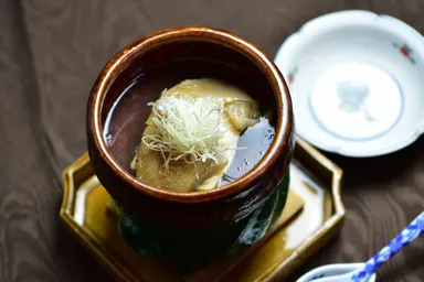 元湯 陣屋　フカヒレと胡麻豆腐