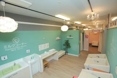 照明や装飾も可愛らしい授乳室