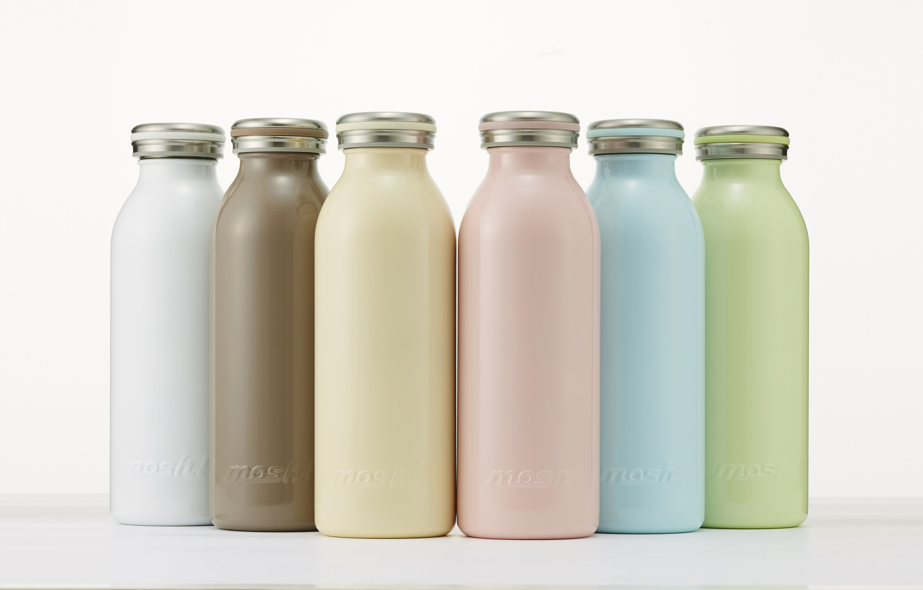 人気沸騰中のデザインボトルに新サイズ登場！ 『mosh!ステンレスボトル