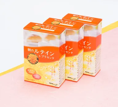 朝のルテイン＆プラセンタ