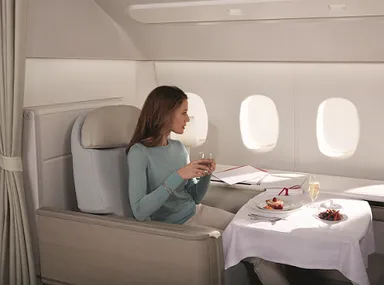 エールフランスのファーストクラス