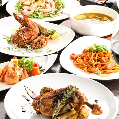 一番人気のイタリアンコース