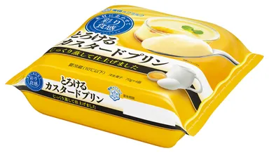 彩り食感　とろけるカスタードプリン